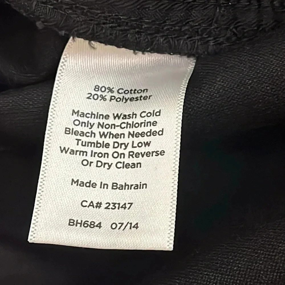 Talbots | Heritage black velvet straight leg pants Women’s size 20 soft - Picture 5 of 6